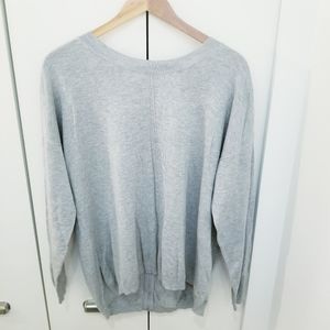 3/$45 | Suzy Shier Grey High Low Sweater Top